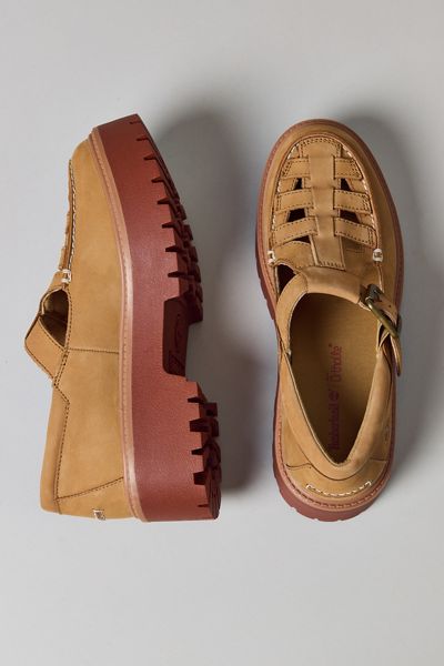 Timberland Women's Stone Street Platform Buckle Shoes