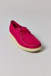 Clarks Women's Wallabee Day Pink Suede Shoe