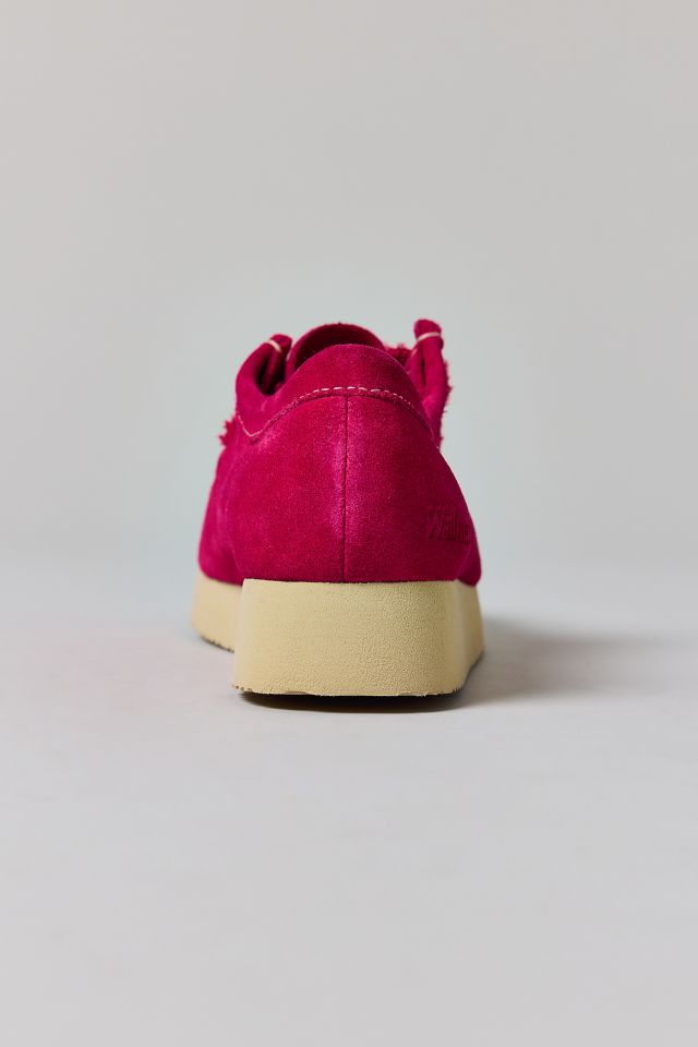 Clarks Women's Wallabee Day Pink Suede Shoe #3