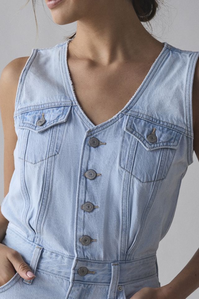 Levi's® Denim Vest Romper #1