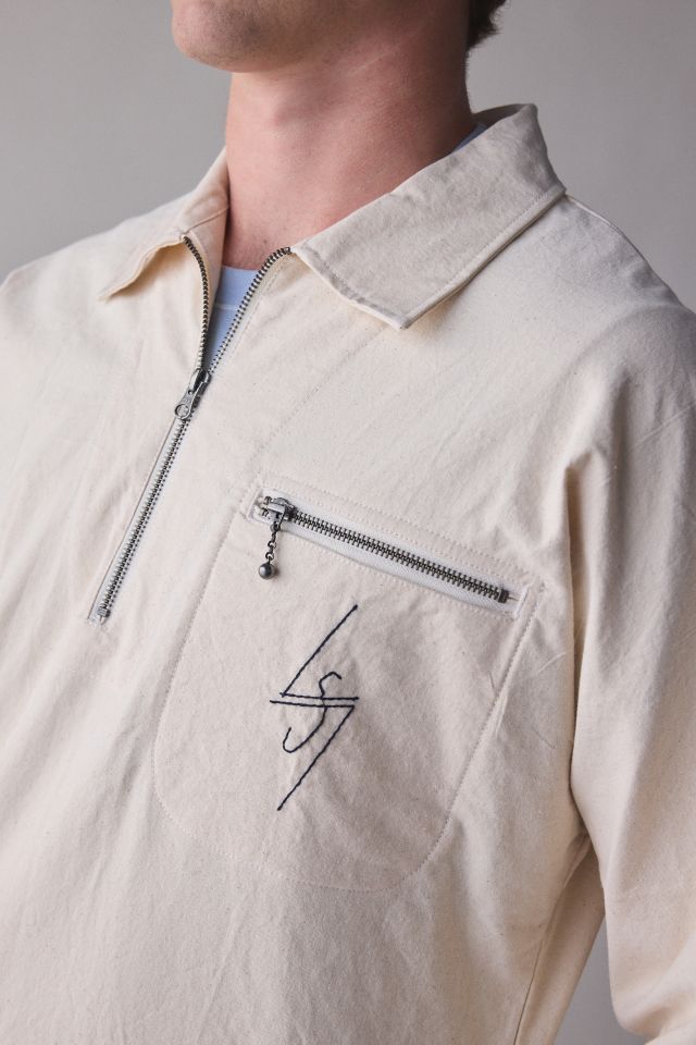 DEUS｜ (SPECTER SMOCK SHIRT (DMF245542-NAT)) Mens Shirt|Deus Ex Machina|Specter Smock Shirt – Deus Ex