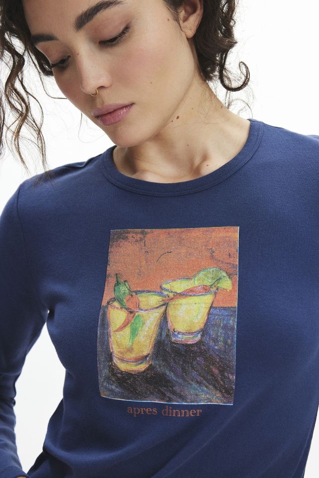 Après Dinner Graphic Long Sleeve Tee #3