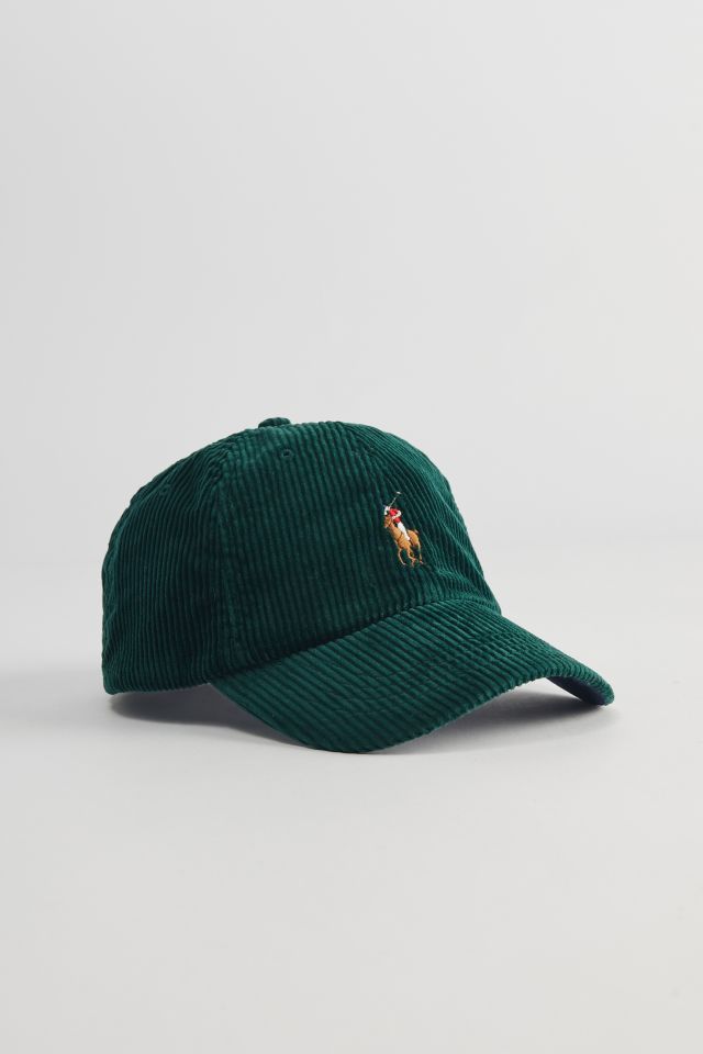 Polo Ralph Lauren Logo Icon Corduroy Baseball Hat #1