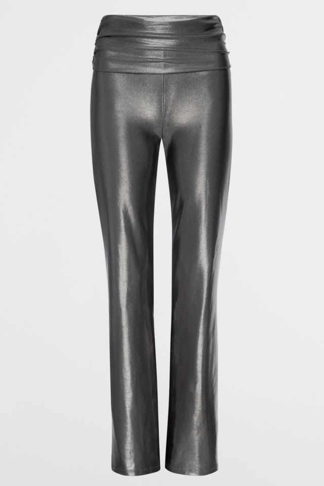 Gigi LA Melody Metallic Foldover Pant #4