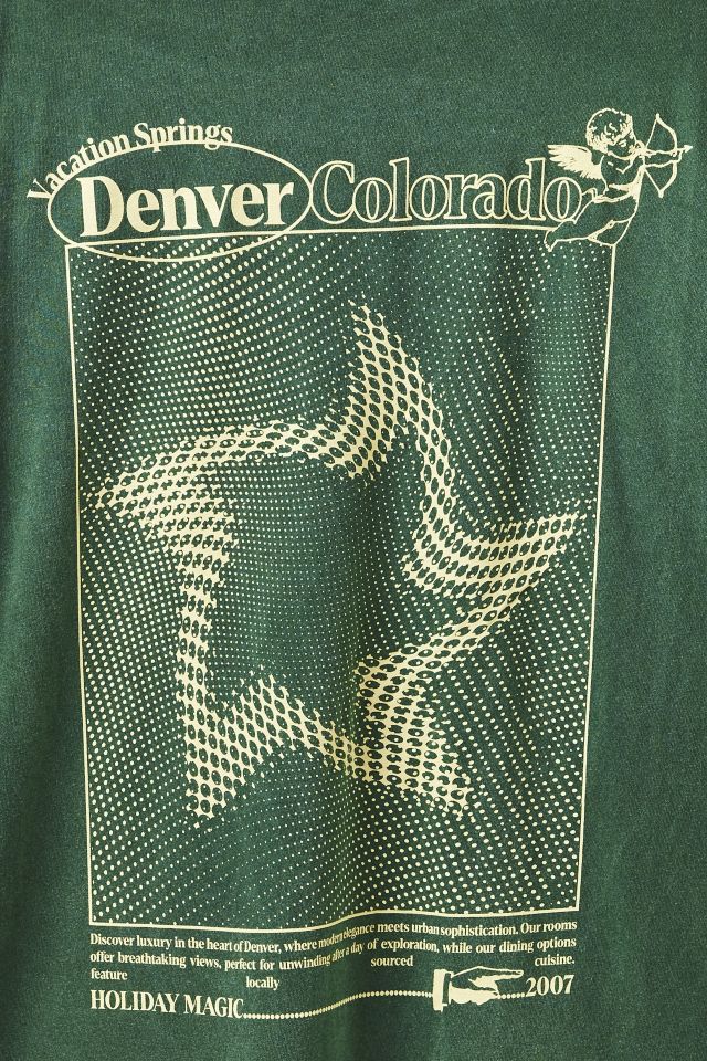 Denver Colorado Washed Cotton Graphic Tee #2