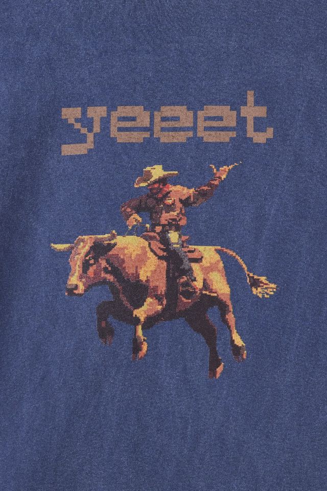 T-shirt graphique en coton à manches courtes Yeeet #1