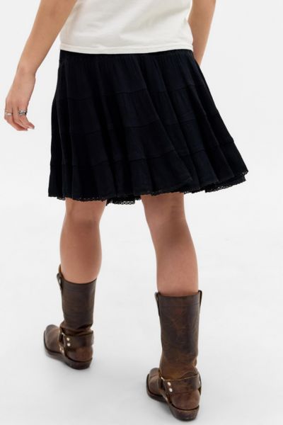 Kimchi Blue Ava Crinkle Midi Skirt