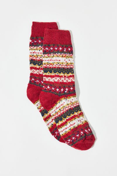 American Trench Cotton Fair Isle Sock