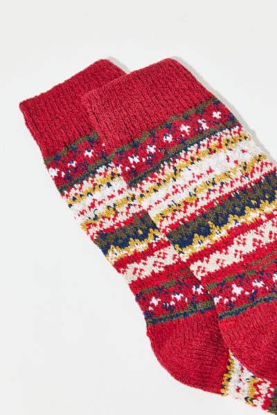 American Trench Cotton Fair Isle Sock