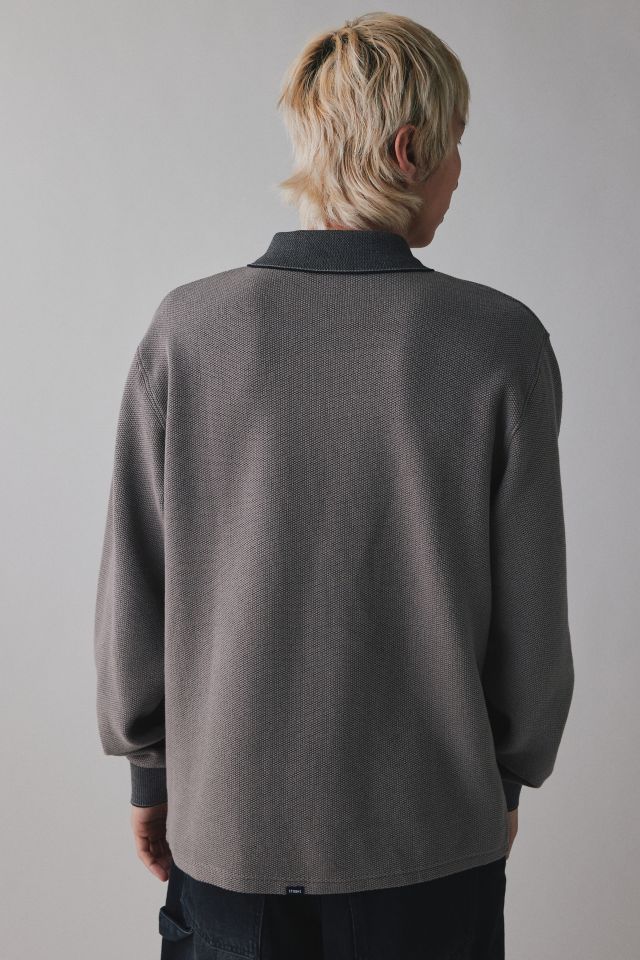 THRILLS Union Rugby Jacquard Long Sleeve Tee #1
