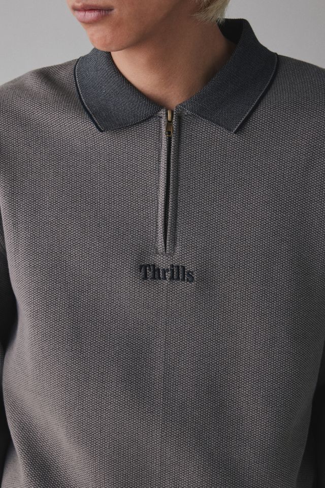 THRILLS Union Rugby Jacquard Long Sleeve Tee #3