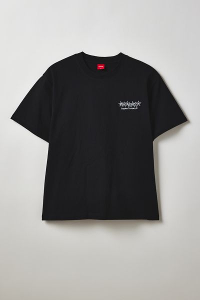 Shop Worship Supplies Night Prowler Graphic Tee In Black, Men's At Urban Outfitters