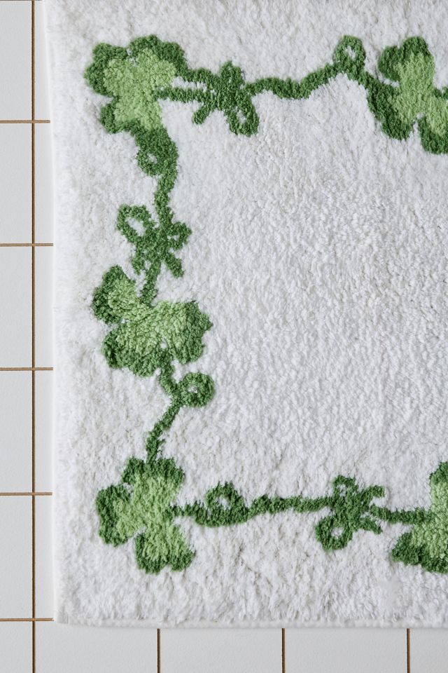 Lucky Clover Bath Mat #3
