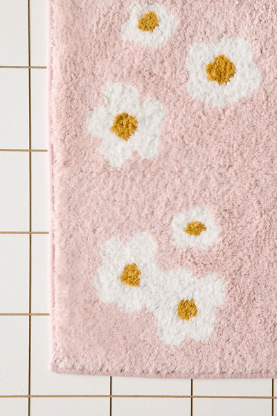 Urban Outfitters Meadowland Floral Tufted Bath Mat - Thumbnail 2