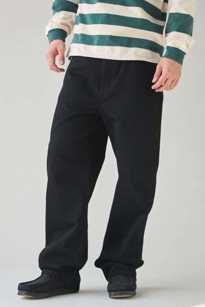BDG BAGGY SKATE FIT DENIM JEAN IN BLACK RINSE, MEN'S AT URBAN OUTFITTERS 