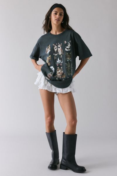 BDG Rowan Valencia Orange Graphic Oversized Tee