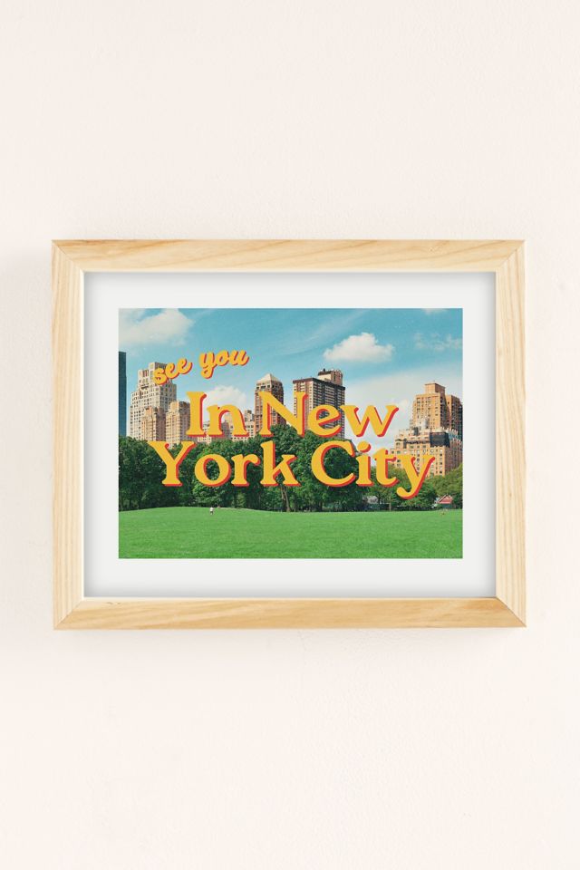 GS Print Shoppe See You In New York Central Park Art Print #1