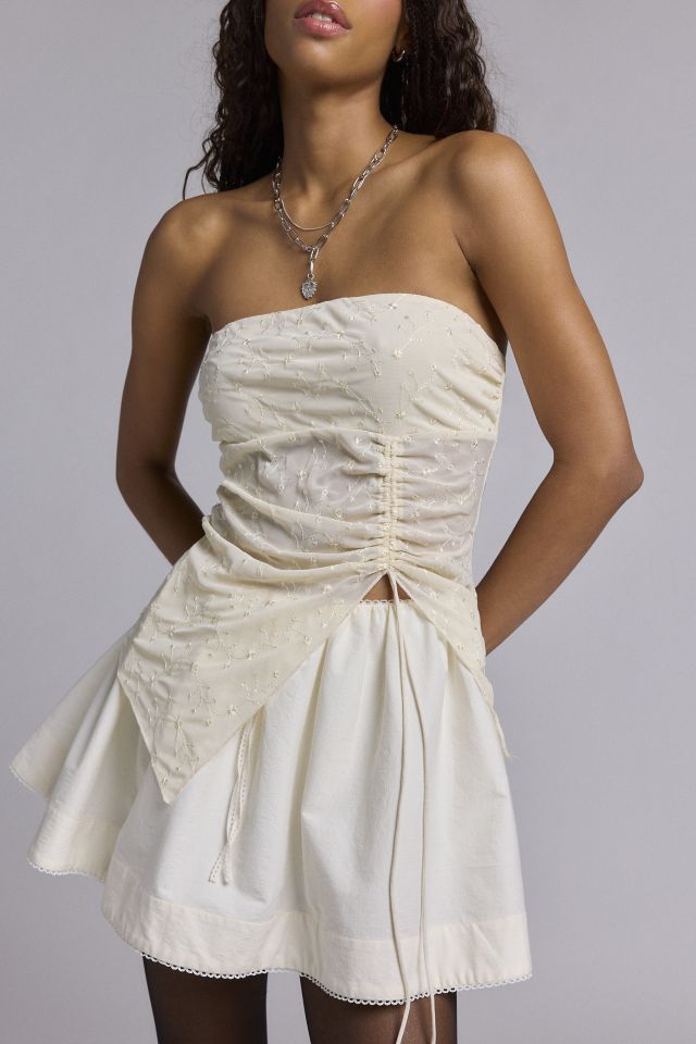 Kimchi Blue Remy Embroidered Tube Top #1