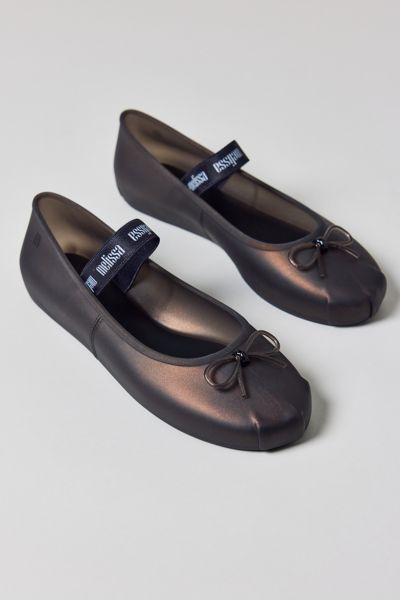 MELISSA SOPHIE MARY JANE BALLET FLAT IN BLK/NOIR, WOMEN'S AT URBAN OUTFITTERS 