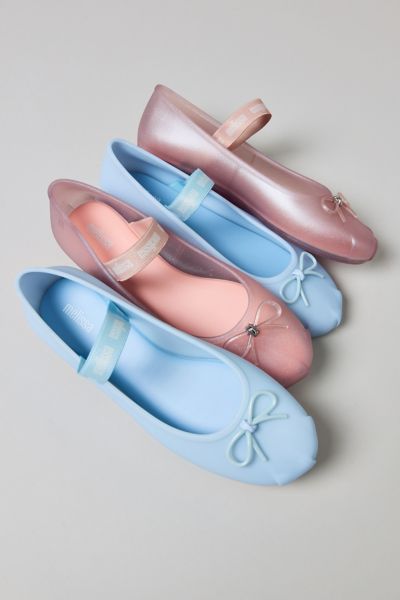 MELISSA SOPHIE MARY JANE BALLET FLAT IN BLUE/BLEU, WOMEN'S AT URBAN OUTFITTERS 