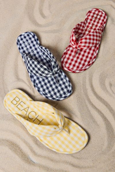 Beach By Matisse Footwear Gidget Gingham Thong Sandal