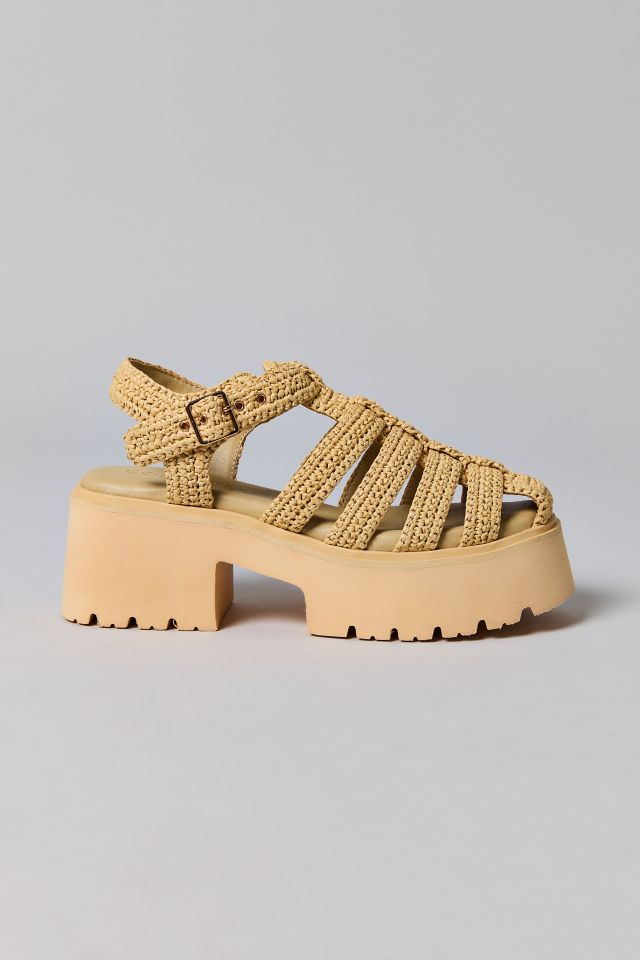 Coconuts By Matisse Footwear Tavi Raffia Platform Fisherman Sandal #1
