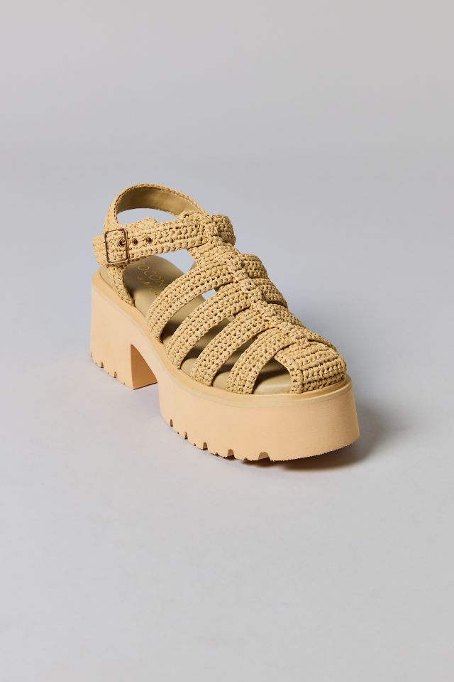 Coconuts By Matisse Footwear Tavi Raffia Platform Fisherman Sandal #2