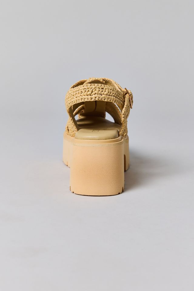 Coconuts By Matisse Footwear Tavi Raffia Platform Fisherman Sandal #3