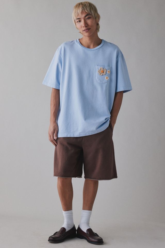 Monitaly Flower Pocket Tee #2