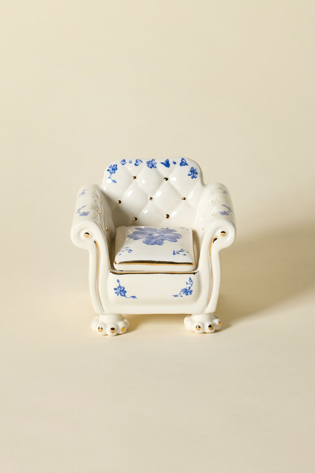 Amelie Chair Trinket Dish - White, ONE SIZE