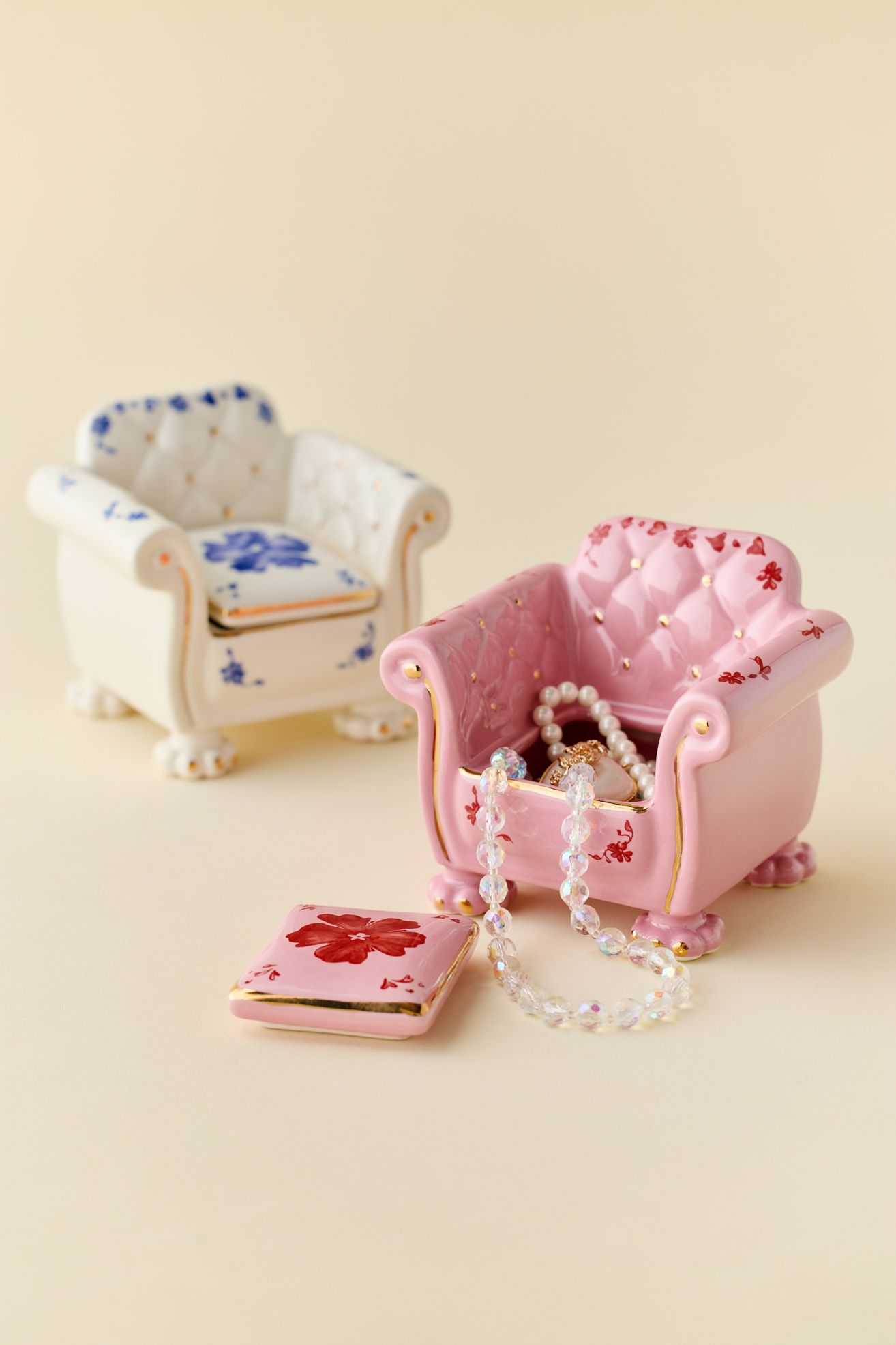 Amelie Chair Trinket Dish - Pink, ONE SIZE