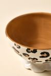 Courtney Ceramic Patterned Pedestal Snack Bowl