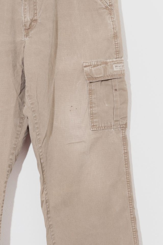 Vintage 1990s Distressed Wrangler Rip Stop Cargo Pants #1