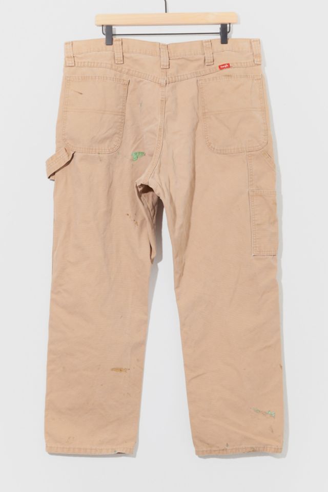 Vintage 1990s Distressed Wrangler Light Weight Carpenter Work Pants #1