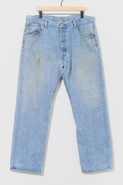 Vintage 1990s Levi’s® 501 Distressed Light Wash Denim Jeans