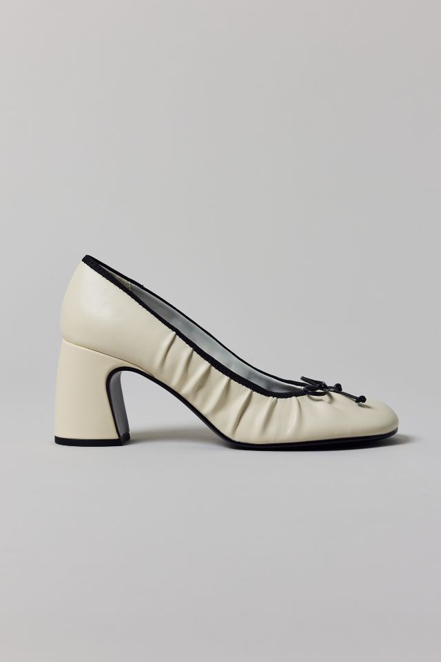 Charles & Keith Mino Ruched Mary Jane Heel #1