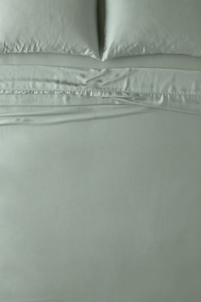 Ettitude Signature Sateen Sheet Set In Green At Urban Outfitters