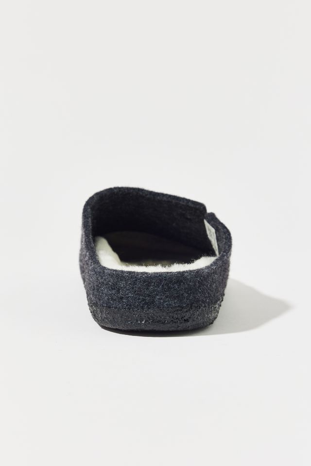 wool felt birkenstock clog