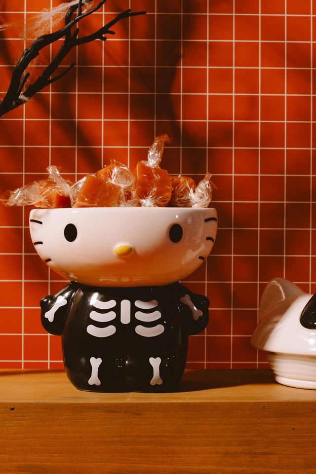Sanrio Hello Kitty Skeleton Ceramic Snack Jar #1