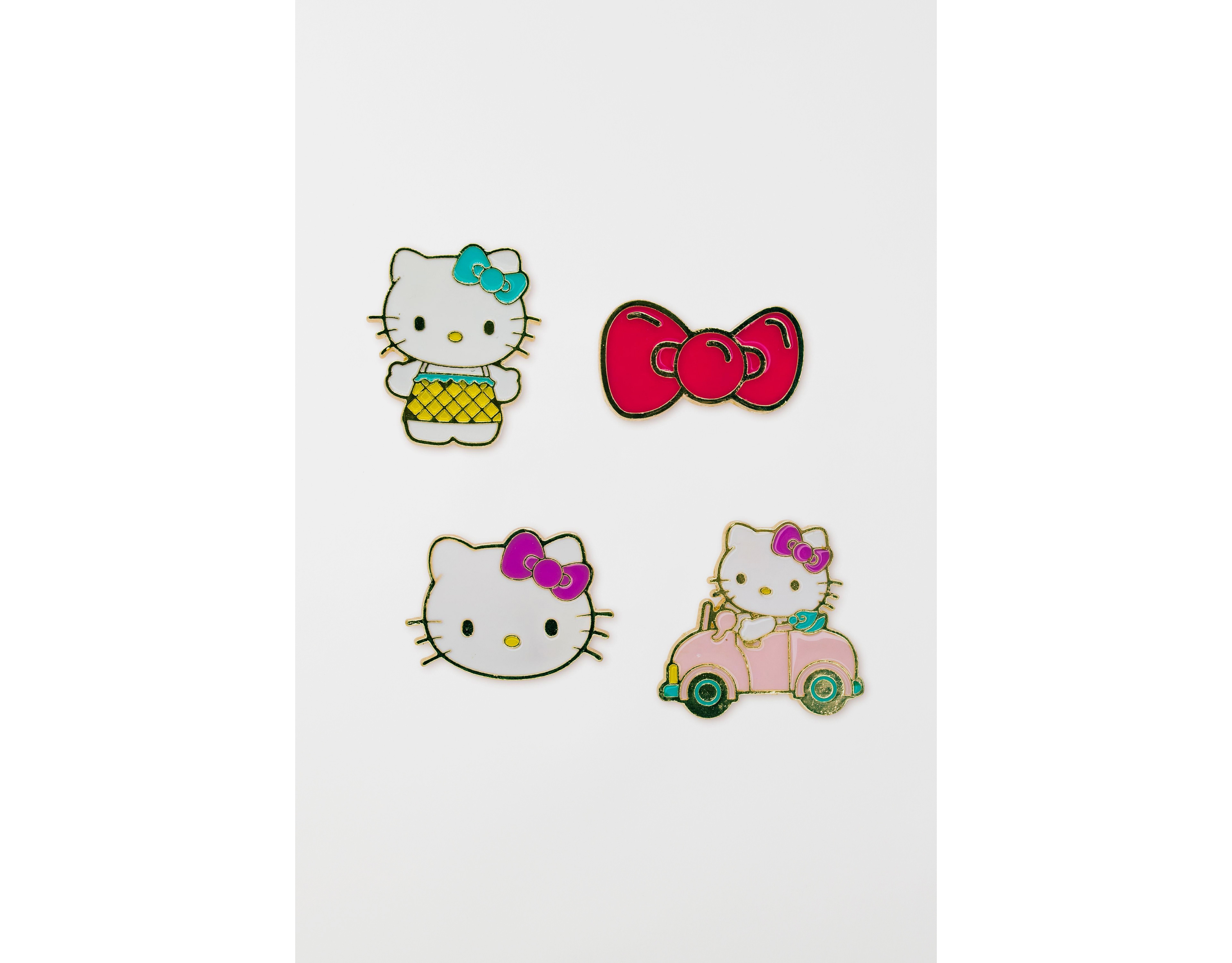 Sanrio Hello Kitty 4-Piece Enamel Pin Set