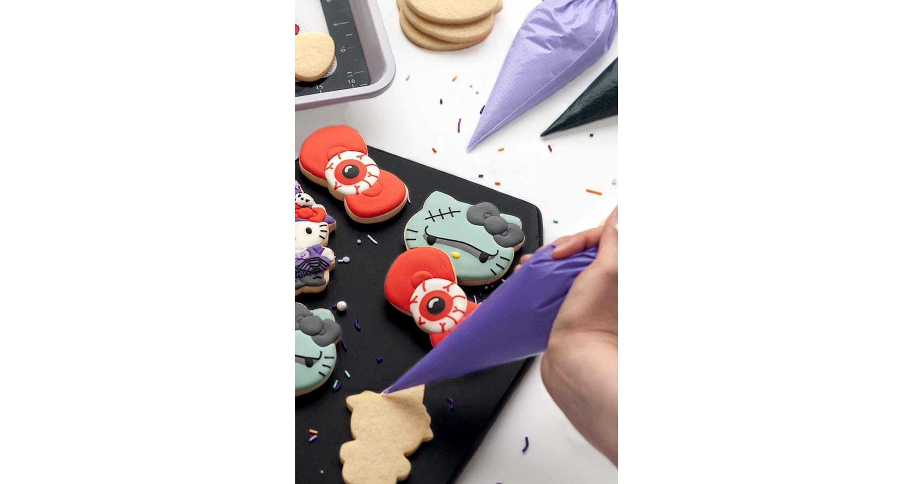 Sanrio Hello Kitty Halloween 45-Piece Cookie Baking Set