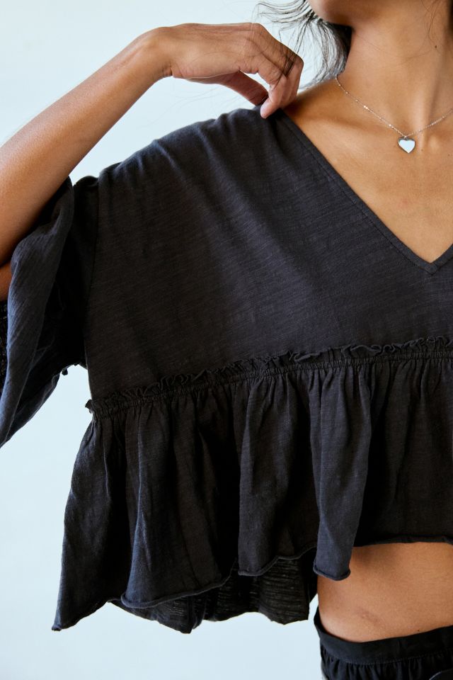 Blouse Babydoll à Volants UO Brooke #1