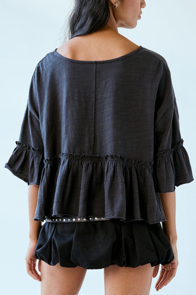 Blouse Babydoll à Volants UO Brooke #2
