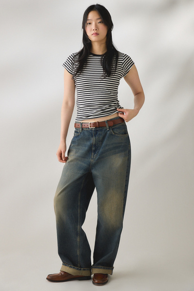 BDG Printed Short Sleeve Spill The Tee