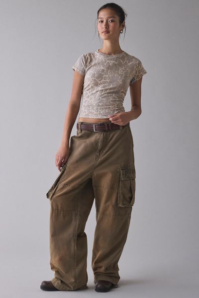 BDG Printed Short Sleeve Spill The Tee