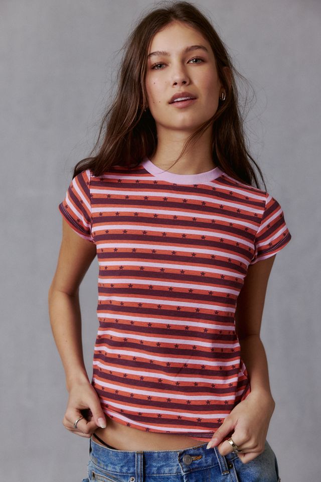 BDG Printed Short Sleeve Spill The Tee #1