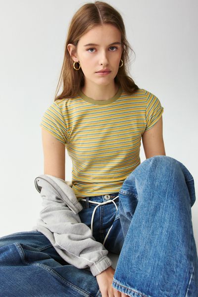 BDG Printed Short Sleeve Spill The Tee