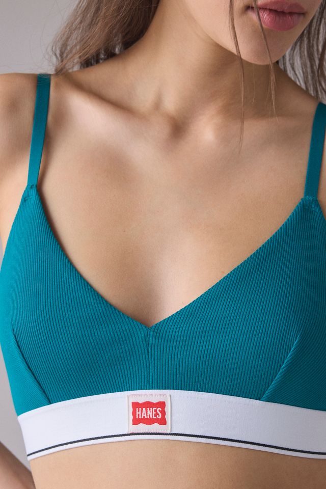 Hanes UO Exclusive Jersey Knit Triangle Bralette #3