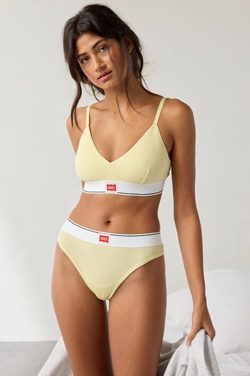 Lace-Trim Striped Athletic Sock