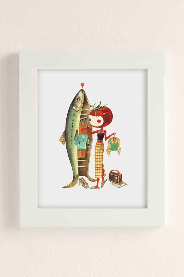 Vikki Zhang Miss Tomato And Sardine Wardrobe Art Print #1